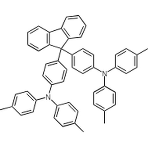 Compound DTAF C53H44N2 , CAS number: 159526-57-5, Full name: 4,4'-(9H-Fluoren-9-ylidene)bis[N,N-bis(4-methylphenyl)-benzenamine
