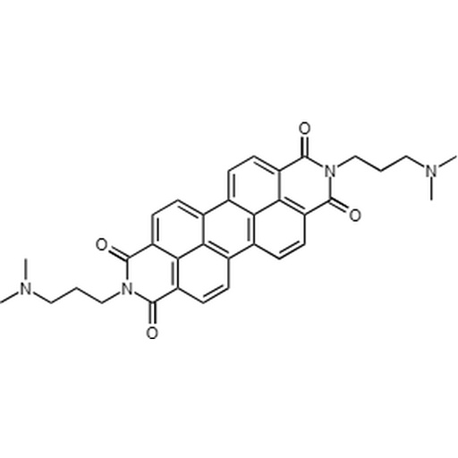 Compound PDIN, 117901-97-0, N,N'-Bis[3-(dimethylamino)propyl]perylene-3,4,9,10-tetracarboxylic diimide