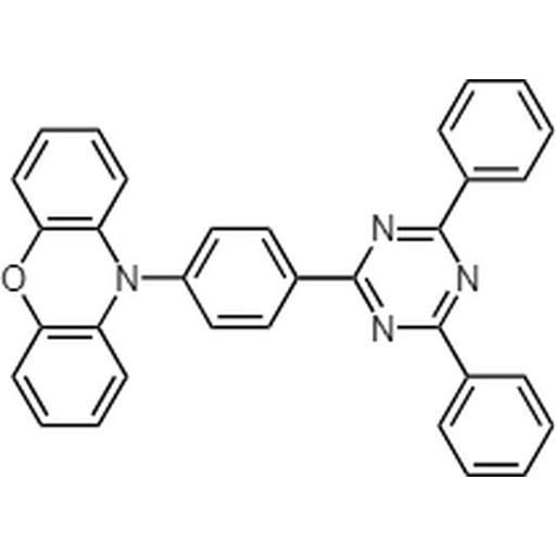 Compound PXZ-TRZ, 1411910-25-2, 10-(4-(4,6-Diphenyl-1,3,5-triazin-2-yl)phenyl)-10H-phenoxazine