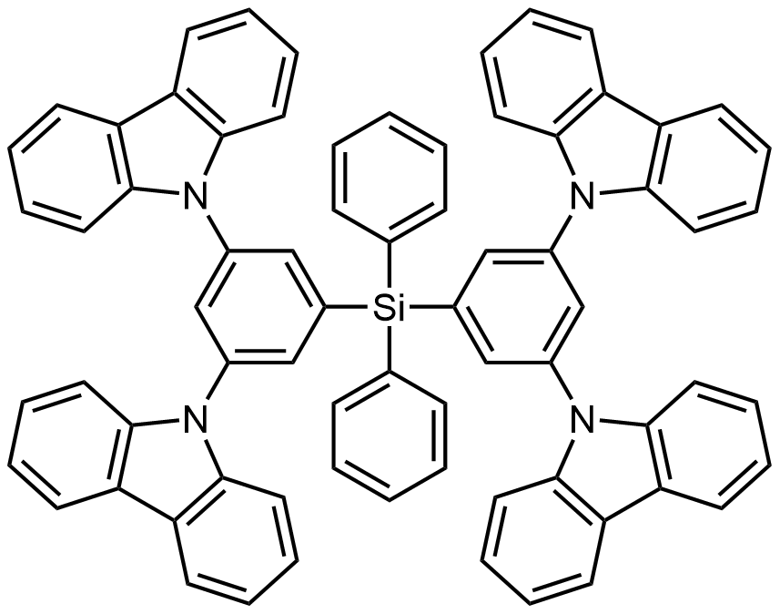 SimCP2 944465-42-3 bis[3,5-di(9H-carbazol-9-yl)phenyl]diphenylsilane