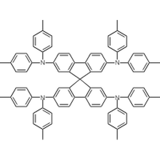 Spiro-TTB C81H68N4, CAS number: 515834-67-0, Full name: 2,2',7,7'-Tetra(N,N-di-p-tolyl)amino-9,9-spirobifluorene