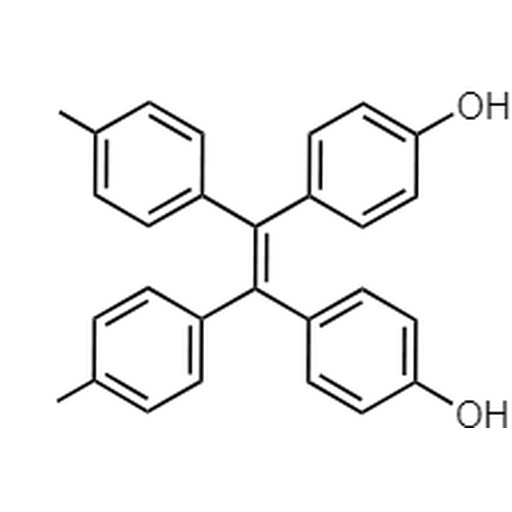 Compound TPE-TOH C26H20O4 , CAS number: 119301-59-6, Full name: 4,4′,4′′,4′′′-(Ethene-1,1,2,2-tetrayl)tetraphenol
