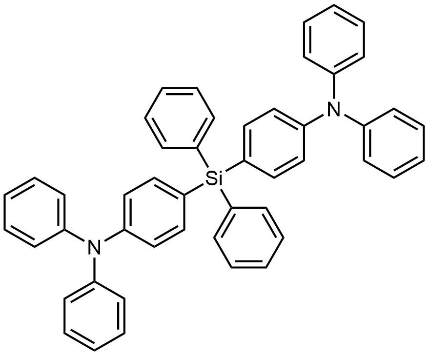 TSBPA, 205327-13-5, 4,4'-(Diphenylsilanediyl)bis(N,N-diphenylaniline)