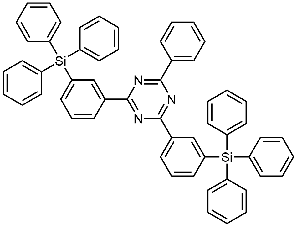 mSiTrz, 2252416-90-1, 2-Phenyl-4,6-bis(3-(triphenylsilyl)phenyl)-1,3,5-triazine