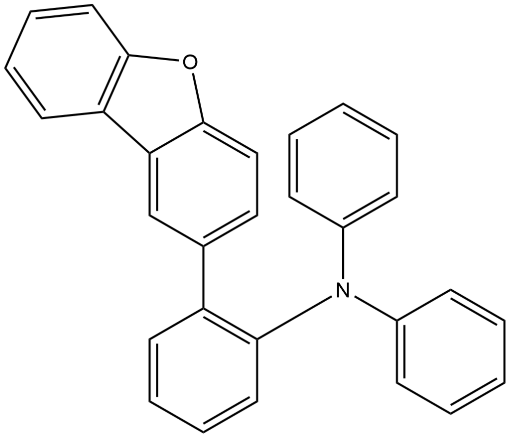 DBFTPA, C30H21NO, 2-(dibenzo[b,d]furan-2-yl)-N,N-diphenylaniline